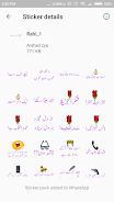 Urdu Sticker RAHI HIJAZI Capture d'écran 1