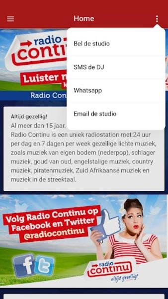 Radio Continu Schermafbeelding 1