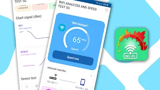 Speed Test & Wifi Analyzer Mod Capture d'écran 0