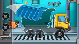 Truck wash train builder game Скриншот 0