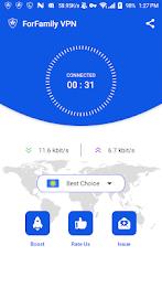 ForFamily VPN (Unlimited VPN) ဖန်သားပြင်ဓာတ်ပုံ 1