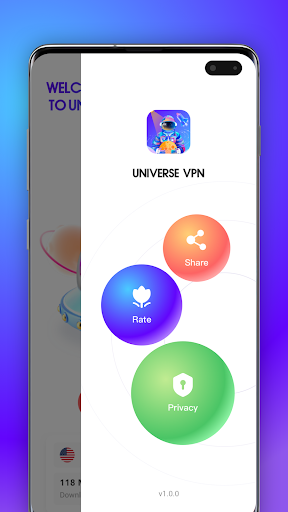 Universe VPN: Travel safely Schermafbeelding 3