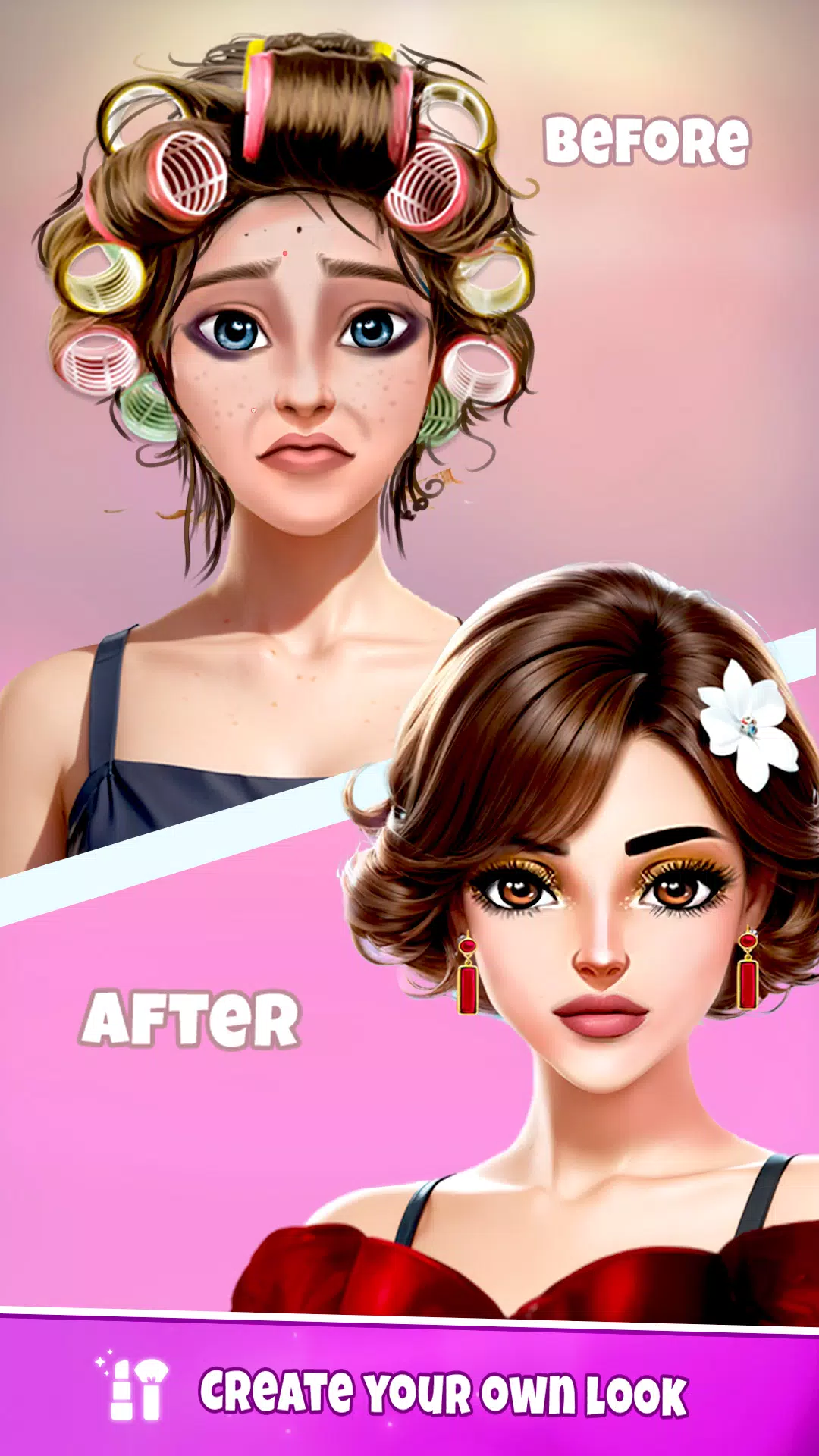 Fashion Dress Up, Makeup Game Captura de pantalla 1