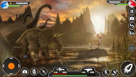 Real Dino Hunting 3D shooting Zrzut ekranu 1