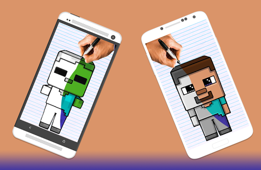 How to draw Minecraft Characters by Drawings Apps Captura de tela 3