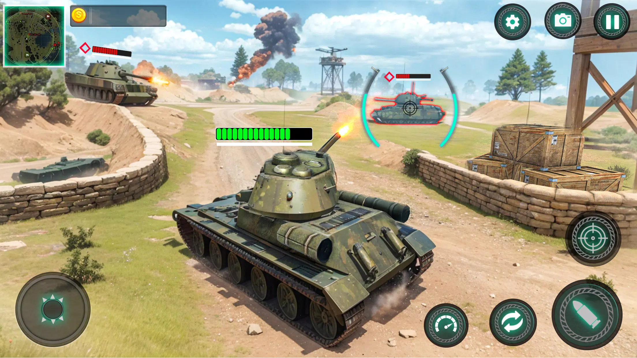 Military Tank War Machine Sim ภาพหน้าจอ 2