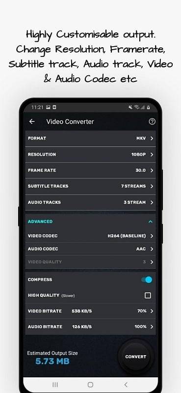 Video Converter, Compressor 螢幕截圖 0