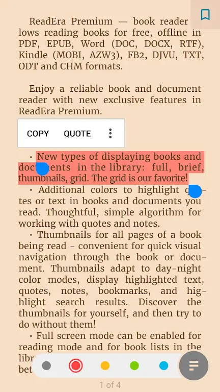 ReadEra Premium – 書籍閱讀器 螢幕截圖 3