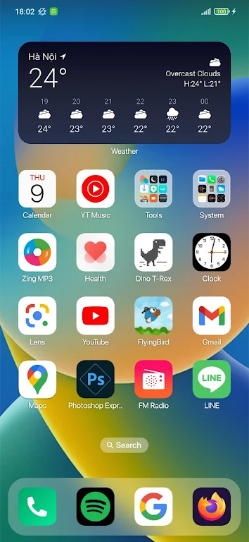 HiPhone Launcher, HiOS Themes Ảnh chụp màn hình 1