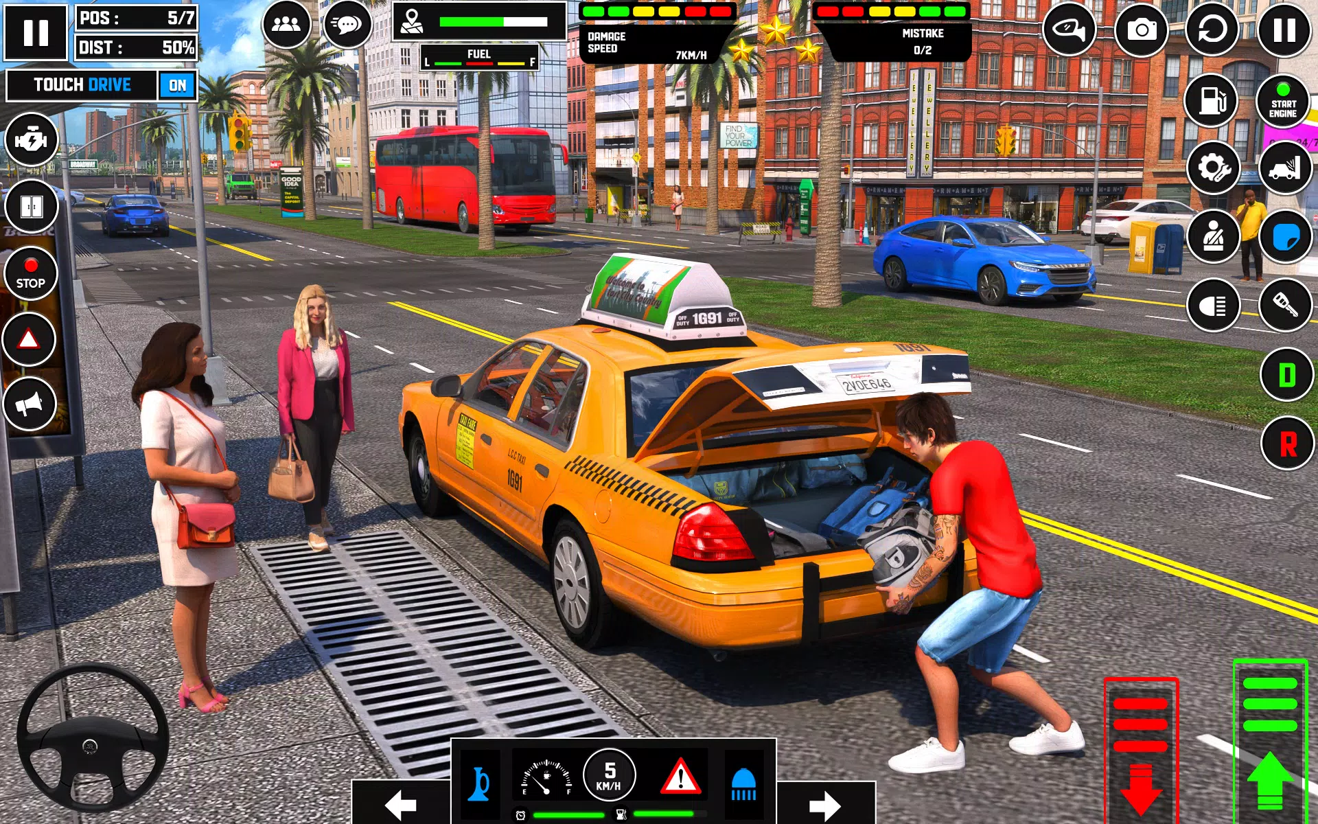 US Taxi Game 2024 Taksi Driver Ekran Görüntüsü 1