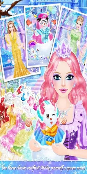 Princess Salon: Frozen Party Mod Zrzut ekranu 2