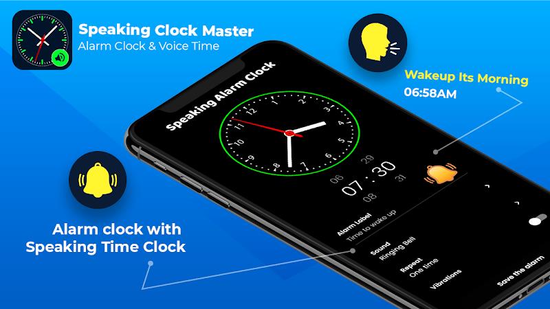 Speaking Clock - Talking Clock Ảnh chụp màn hình 0