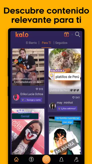 Schermata Kalo Videos - Red Social de Latinos 0