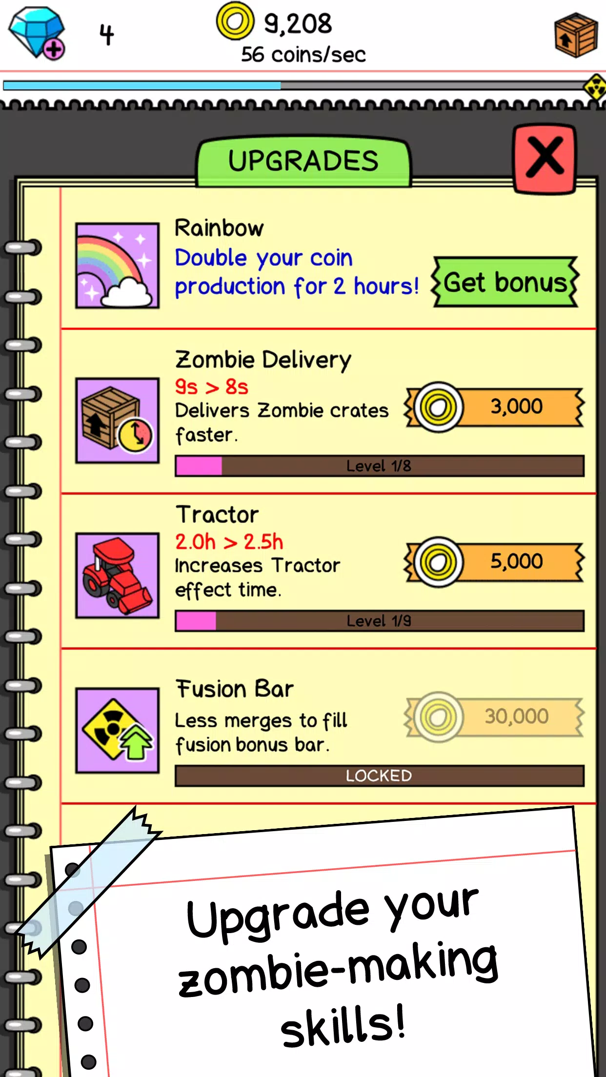 Zombie Evolution: Idle Game スクリーンショット 3