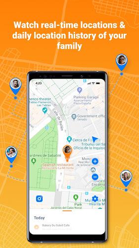 Friend Location Tracker: GPS ဖန်သားပြင်ဓာတ်ပုံ 1