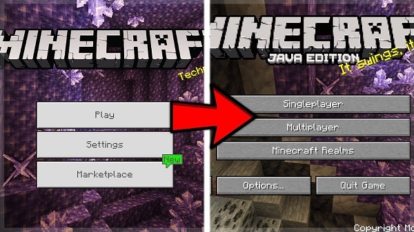 Edição Java Minecraft