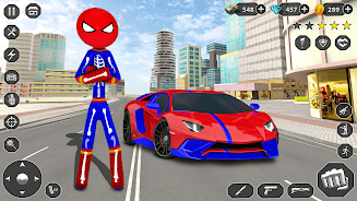 Stick Rope Hero Superhero Game 스크린샷 0