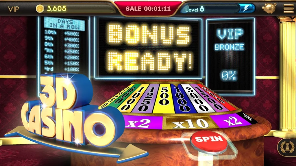 Classic Slots - Electric 777 Screenshot 1