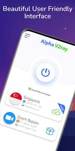 Alpha V2ray - Tunnel VPN Captura de pantalla 0