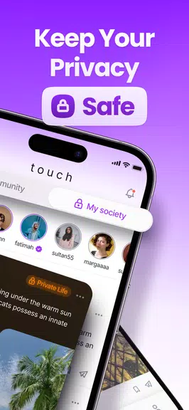 Touchapp - Meaningful Sharing Скриншот 1