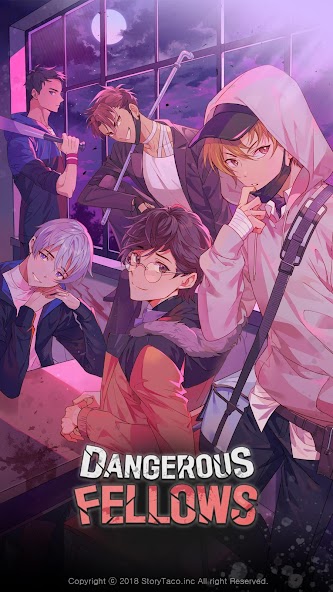 Schermata Dangerous Fellows:Otome Dating Mod 0