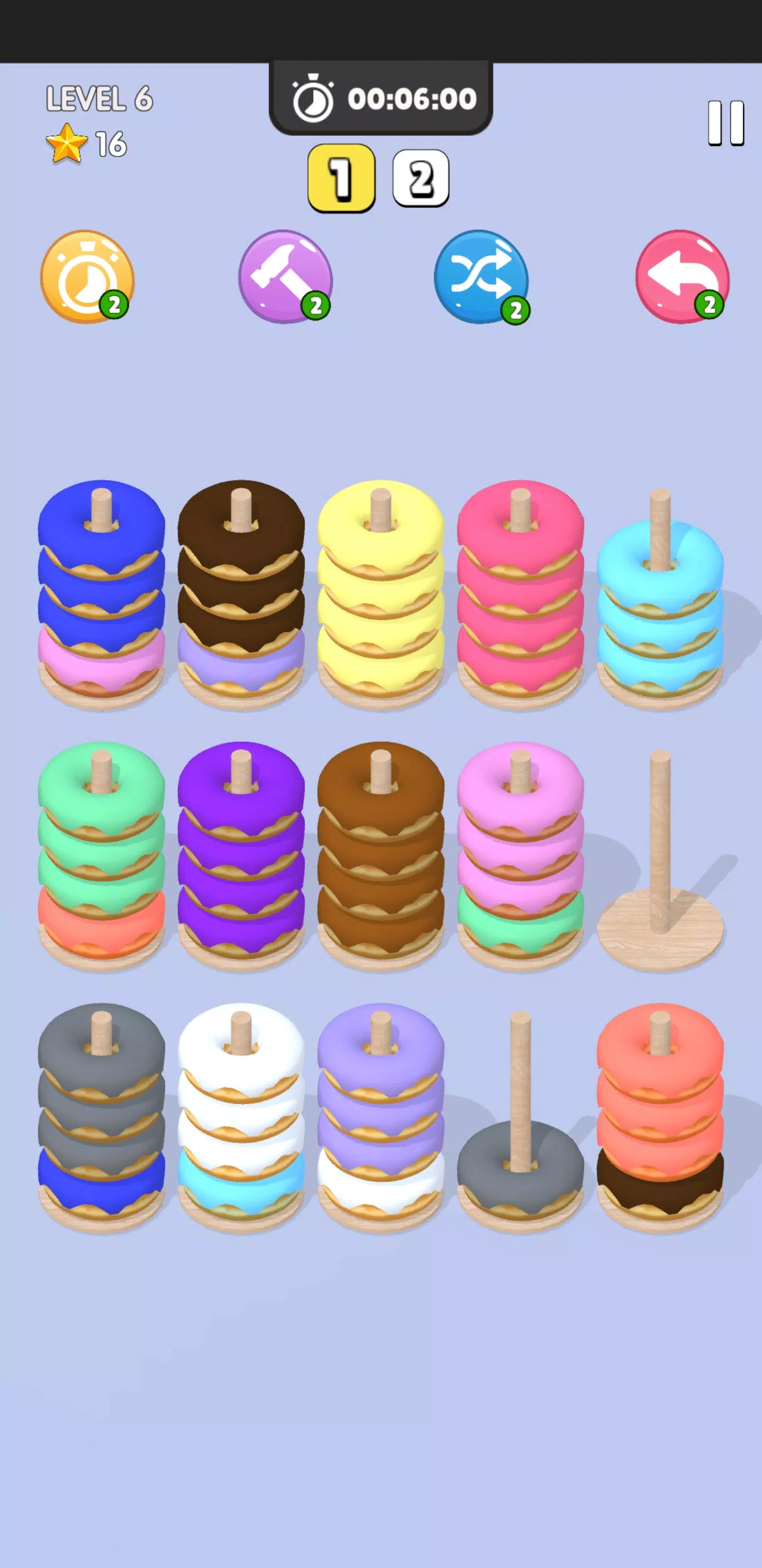 Donut Sort ภาพหน้าจอ 2