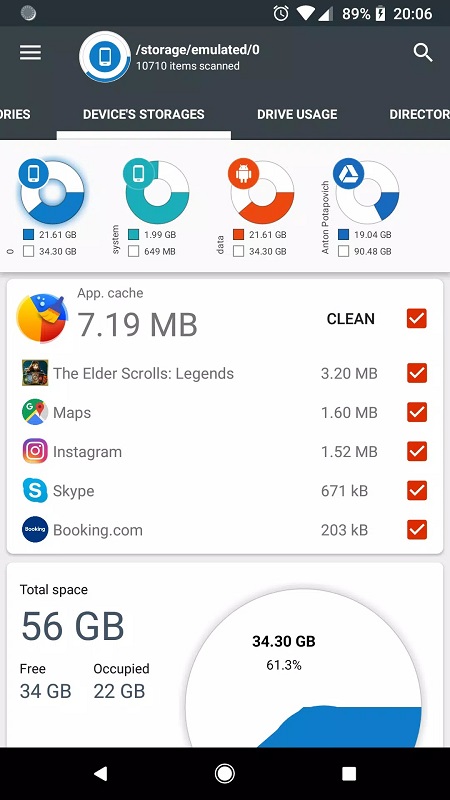 Disk & Storage Analyzer [PRO] Tangkapan skrin 2