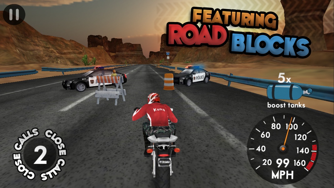 Highway Rider Tangkapan skrin 0