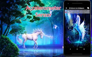 Unicorn Live Wallpapers Capture d'écran 1