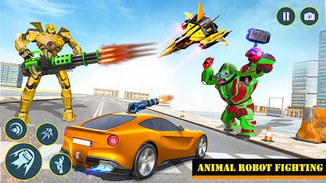 Animal Robot Car Transform 3D Captura de tela 2