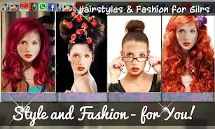 Hairstyles & Fashion for Girls 螢幕截圖 3