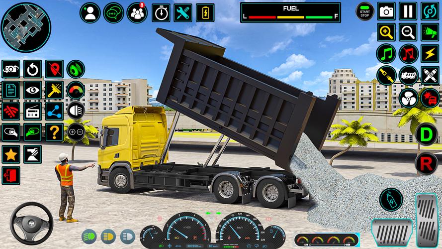 Car Transport Truck Driver 3D Tangkapan skrin 1