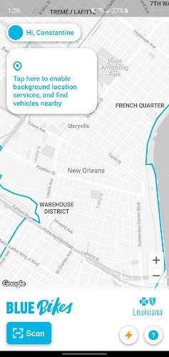 Blue Bikes Nola 螢幕截圖 0