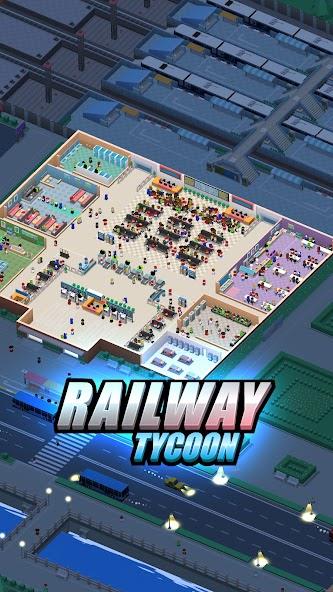 Railway Tycoon - Idle Game Mod Zrzut ekranu 0