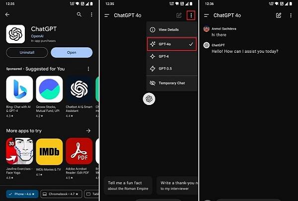 chatgpt 4o APK နောက်ဆုံးဗားရှင်း