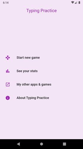 Typing Practice Zrzut ekranu 0