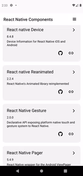 Expo & React Native components Tangkapan skrin 1