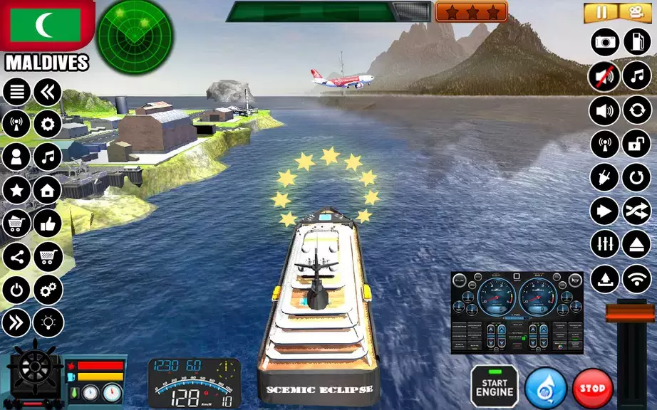 Big Cruise Ship Simulator Ekran Görüntüsü 1