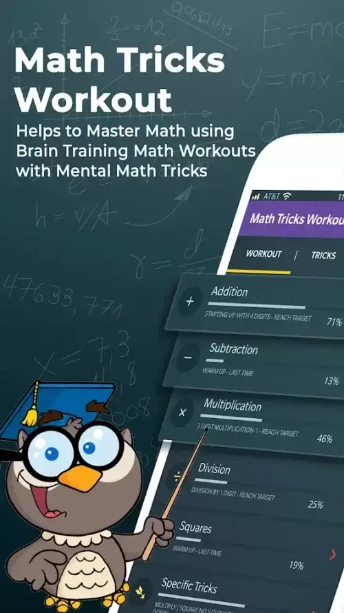 Math Tricks Workout Tangkapan skrin 0