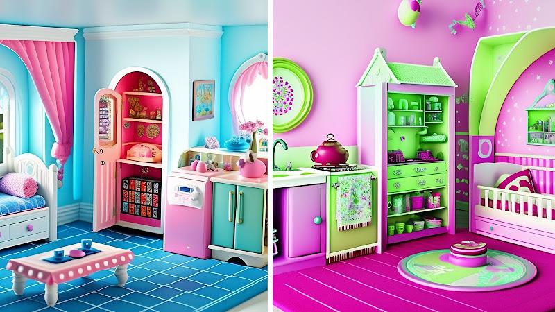 Doll House Design Doll Games Captura de pantalla 1