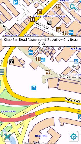 Map of Thailand offline Schermafbeelding 3