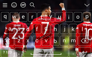 Cristiano CR7 MANU Keyboard Ekran Görüntüsü 1