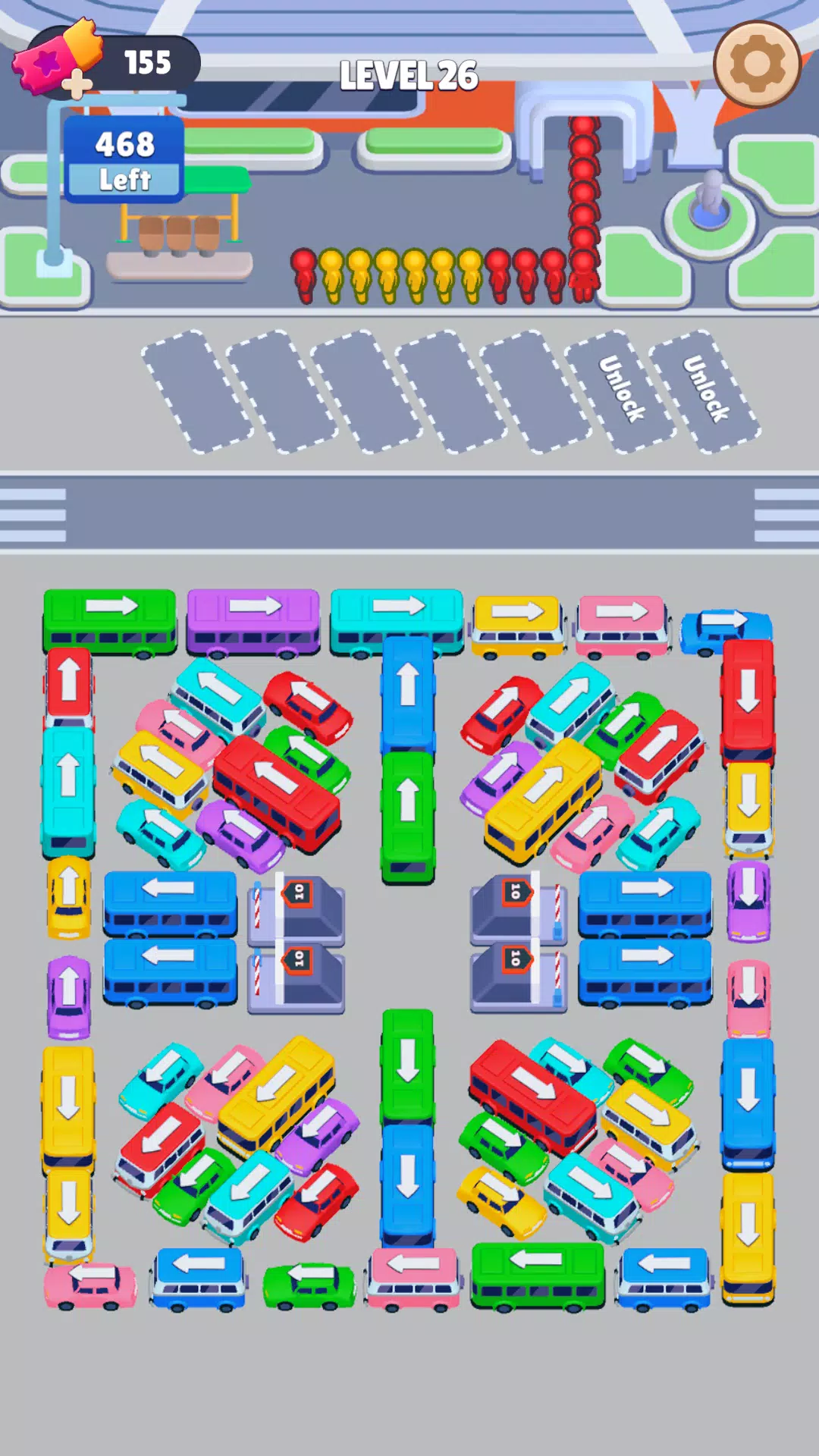 Bus Sort: Car Parking Jam Скриншот 0