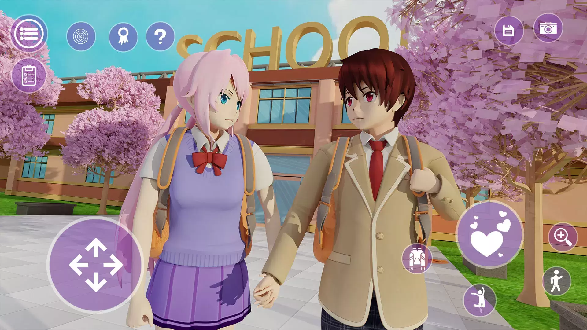 YUMI High School Simulator 3D Zrzut ekranu 0