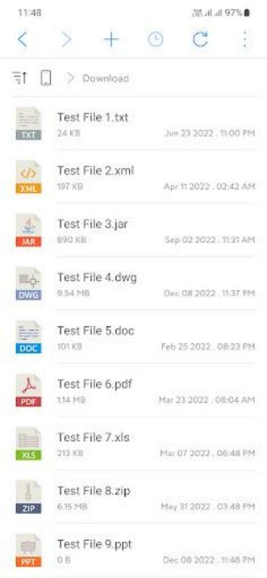 SD Card Manager For Android Schermafbeelding 1