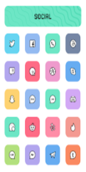 Crayon adaptif iconpack mod apk