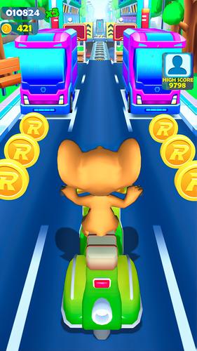 Cat Run : Tom Subway Runner 3D Ekran Görüntüsü 0