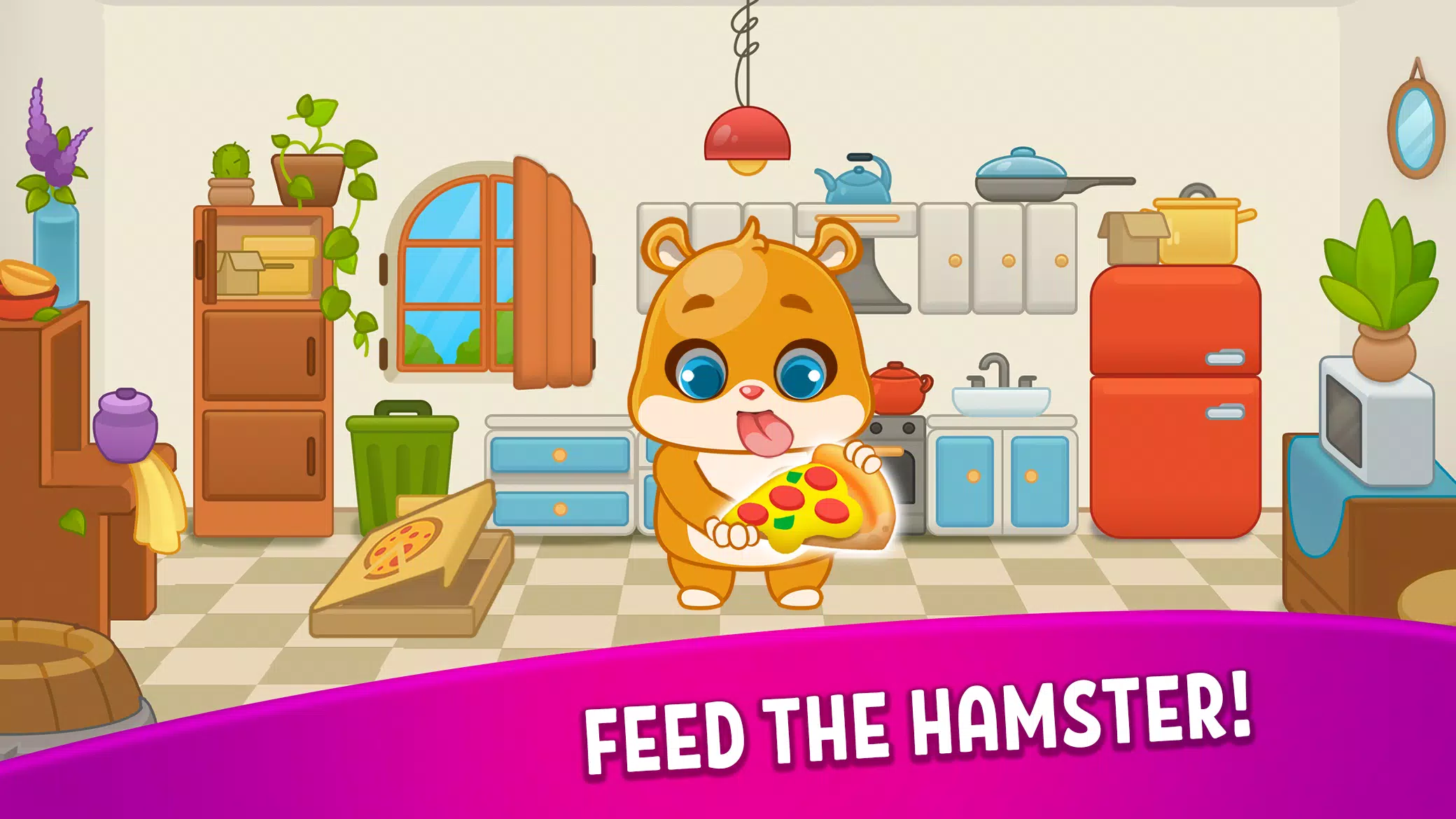 Hamster House: Kids Mini Games 螢幕截圖 1