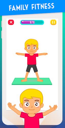 Exercise for Kids at home Captura de tela 3