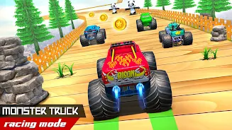 Monster Car Stunts Game 2023 スクリーンショット 0